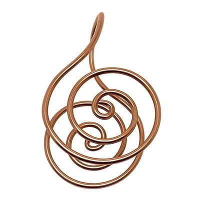 Ancestral Copper Spiral - Energetic Palm Ring | Ancient Connection and Well-being