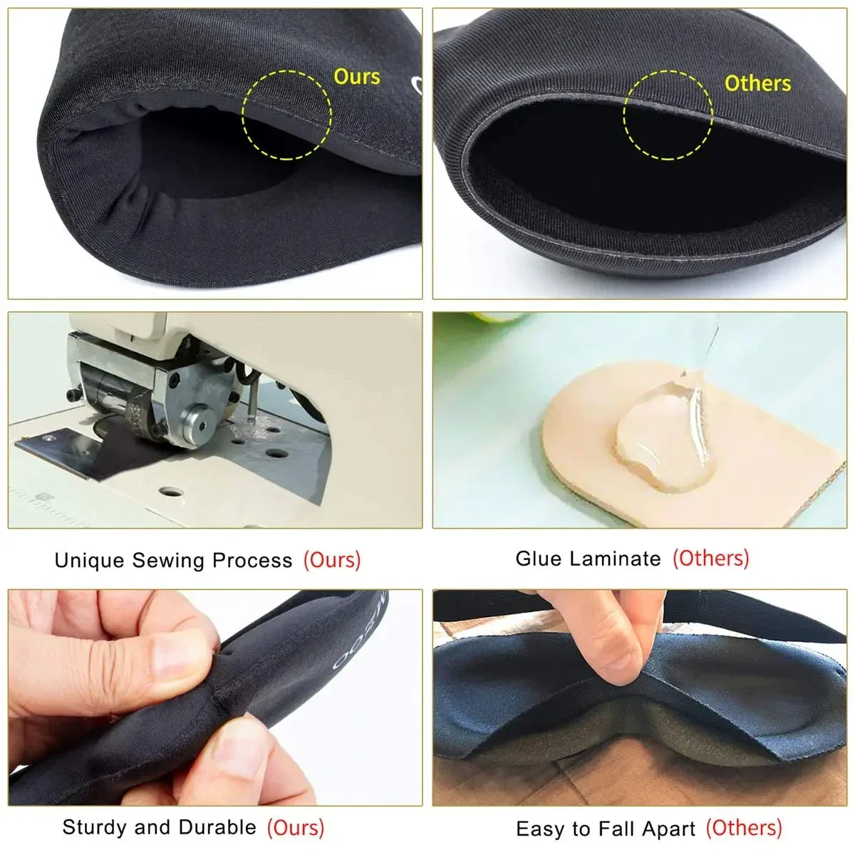 DarkZen Pro - 3D Contoured Sleep Mask | Complete Light Blocking for Better Rest