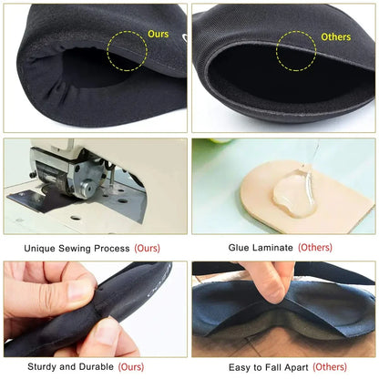 DarkZen Pro - 3D Contoured Sleep Mask | Complete Light Blocking for Better Rest