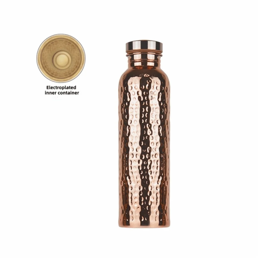 CopperFlow™ - Ayurvedic Copper-Lined Thermal Bottle | 800ml Insulated Water Bottle with Inner Copper Coating