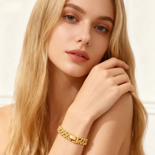 CubanLux™ - Pure Copper Cuban Link Bracelet | Unisex Elegance & Wellness