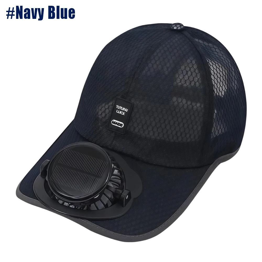 BreezeCap™ — Rechargeable Cooling Cap for Outdoor Comfort | Hiking, Fishing, Golf & More