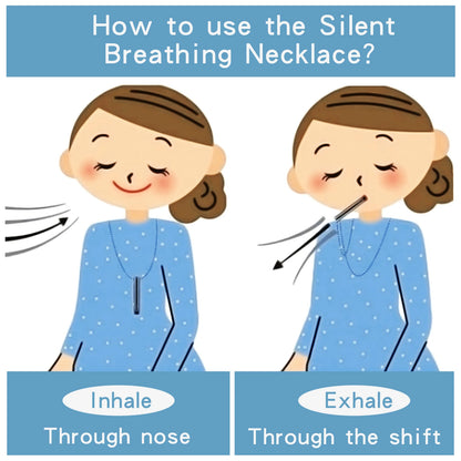 BreathFlow™ - Mindful Breathing Necklace for Concentration & Breathwork