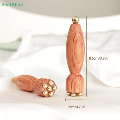 AuraComb™ Classic - Premium Copper & Rosewood Facial Gua Sha Tool for Relaxation & Rejuvenation