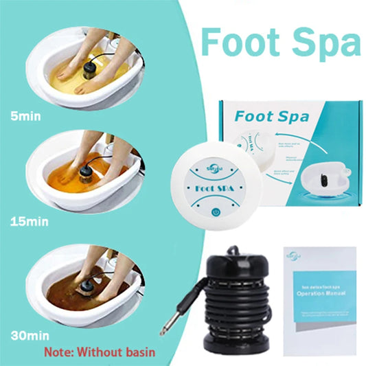 IonFlow™ Ionic Foot Detox Spa - Professional Home Detoxification & Wellness System