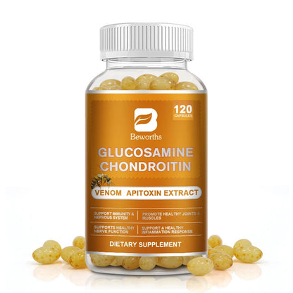 Joint Support Supplement - Glucosamine Chondroitin with Bee Venom for Knee & Bone Health