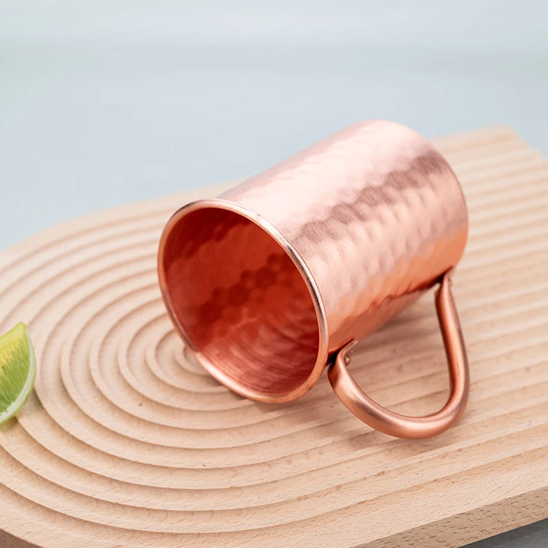 CopperMule™ Pure Copper Moscow Mule Mugs Set | 100% Solid Copper Ayurvedic Drinkware - 1/2/3/4 Pack