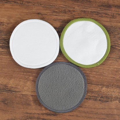 Eco Bamboo Makeup Remover Pads - 10 Pack Reusable Sustainable Cotton Rounds