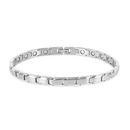 Premium Magnetic Therapy Anklets - Stainless Steel Chain for Women's Wellness & Energy Balance