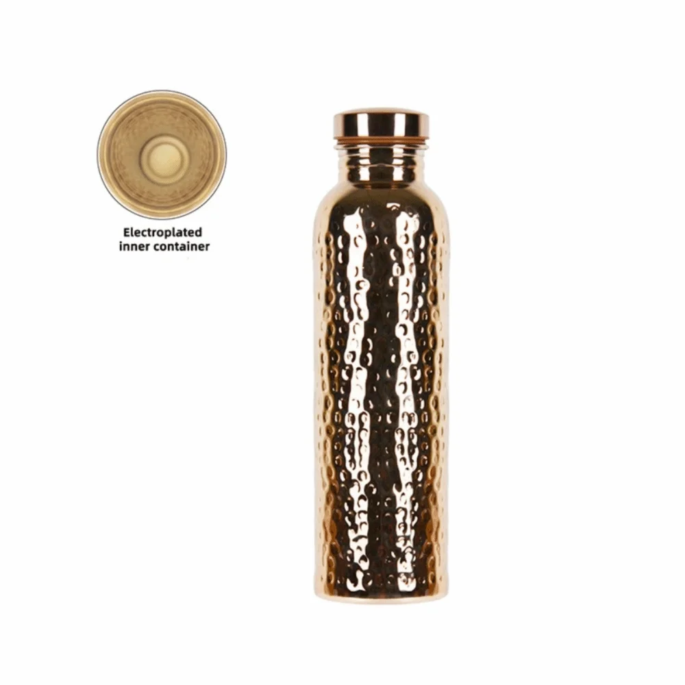 CopperFlow™ - Ayurvedic Copper-Lined Thermal Bottle | 800ml Insulated Water Bottle with Inner Copper Coating