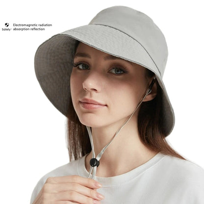 ShieldWave™ - Advanced Silver Fiber EMF Protection Bucket Hat | 5G & Radiation Shielding