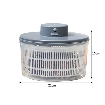 Electric Rechargeable Salad Spinner Fruit Vegetable - Washing-P