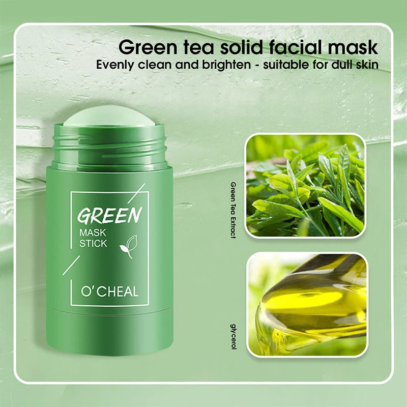 Premium Facial Mask Stick - 4 Options: Green Tea, Honey, Charcoal & Peach Deep Cleansing