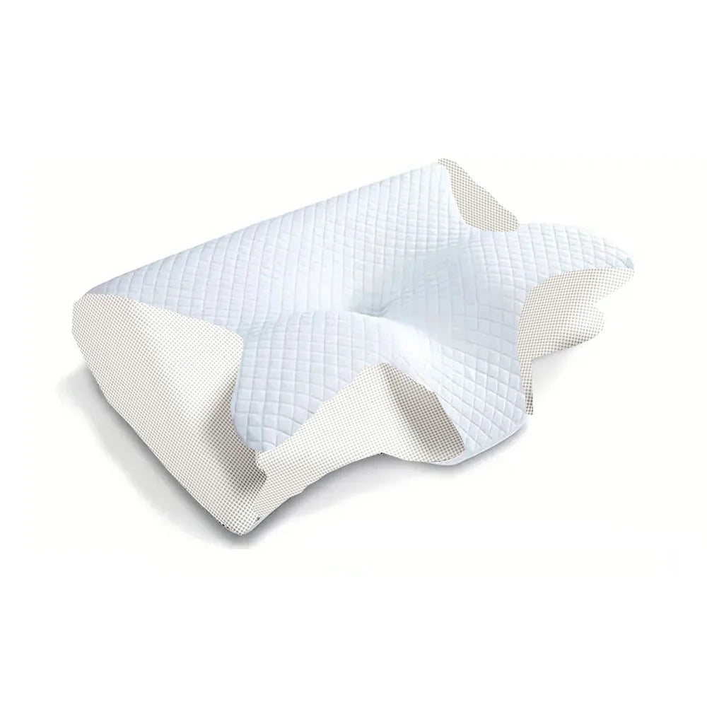 Premium Cervical Memory Foam Pillow - Ergonomic Neck Support for Pain Relief & Better Sleep