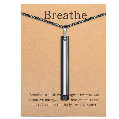 BreathFlow™ - Mindful Breathing Necklace for Concentration & Breathwork