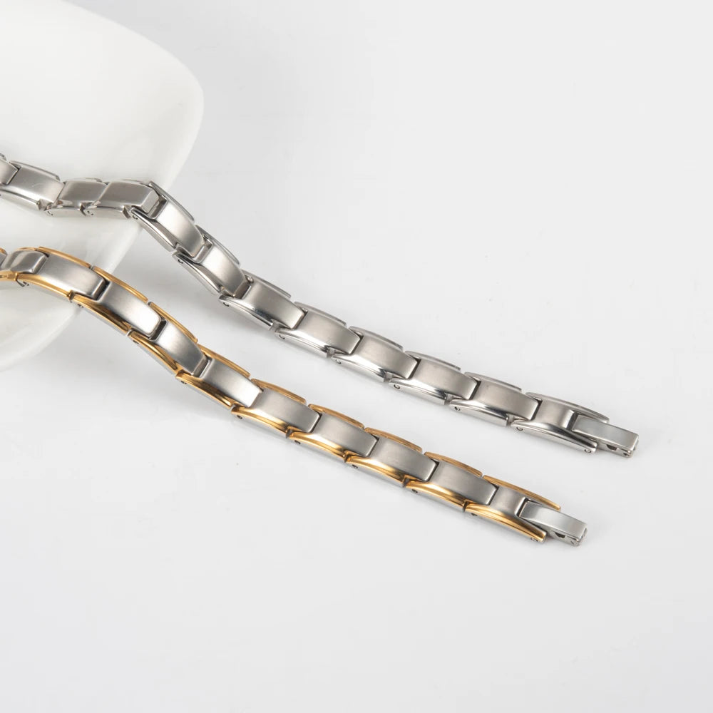 Premium Magnetic Therapy Anklets - Stainless Steel Chain for Women's Wellness & Energy Balance