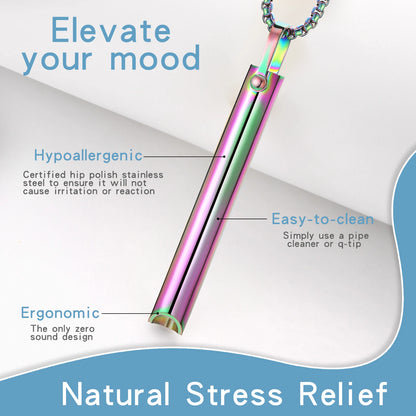 BreathFlow™ - Mindful Breathing Necklace for Concentration & Breathwork