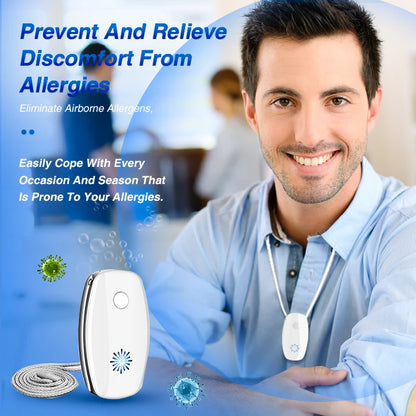 Necklace Air Purifier Negative Ion Generator - Dr Breathe
