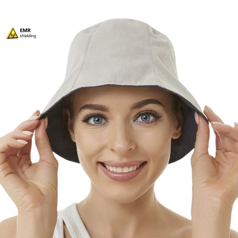 Shield-B™ EMF Protection Bucket Hat | 99.9% Shielding Against 5G & WiFi Radiation