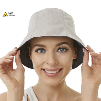 Shield-B™ EMF Protection Bucket Hat | 99.9% Shielding Against 5G & WiFi Radiation