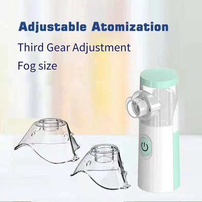 Silent Mesh Nebulizer - Professional Portable Ultrasonic Inhaler for Asthma & Respiratory Care | CE Certified