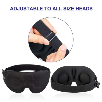 DarkZen Pro - 3D Contoured Sleep Mask | Complete Light Blocking for Better Rest