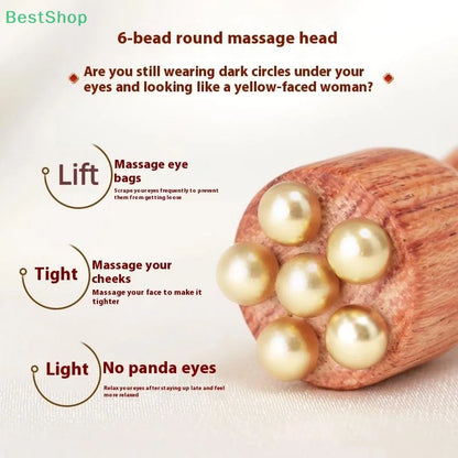 AuraComb™ Classic - Premium Copper & Rosewood Facial Gua Sha Tool for Relaxation & Rejuvenation