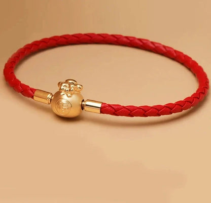 福 Fú Prosperity Bracelet - Authentic Chinese Lucky Charm Talisman for Abundance & Flow