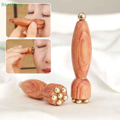 AuraComb™ Classic - Premium Copper & Rosewood Facial Gua Sha Tool for Relaxation & Rejuvenation
