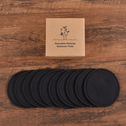 Eco Bamboo Makeup Remover Pads - 10 Pack Reusable Sustainable Cotton Rounds