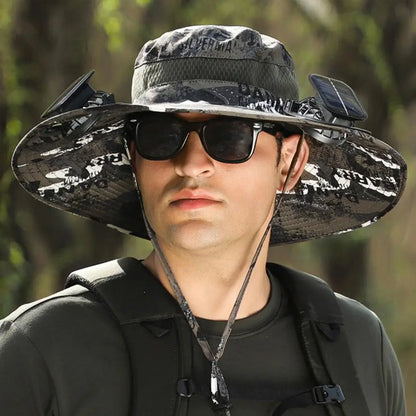 🌞 CoolShade Solar Fan Hat – OutAdvent