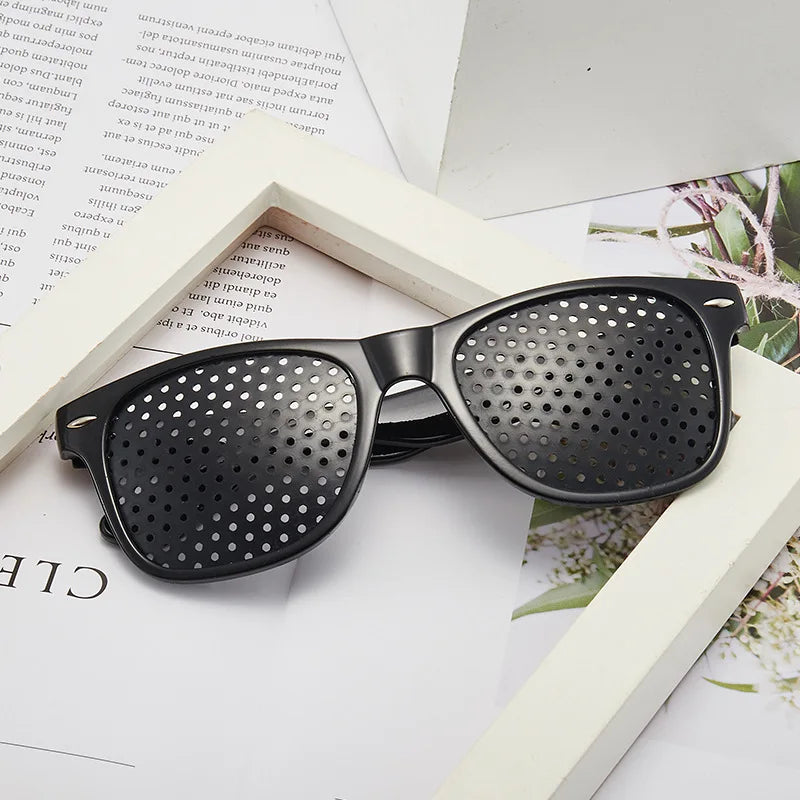Pinhole Glasses - Natural Vision Exercise & Eye Relaxation Therapy for Digital Eye Strain Relief