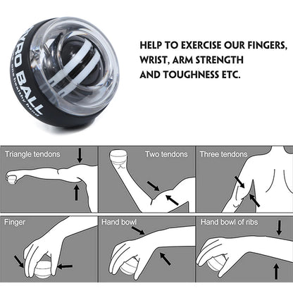 PowerGyro™ - Gyroscopic Wrist Trainer | Forearm Strengthener & Rehabilitation Tool
