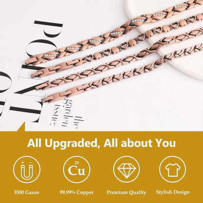 P-Energy - Copper Biomagnetic Bracelet | Vital Energy & Natural Beauty