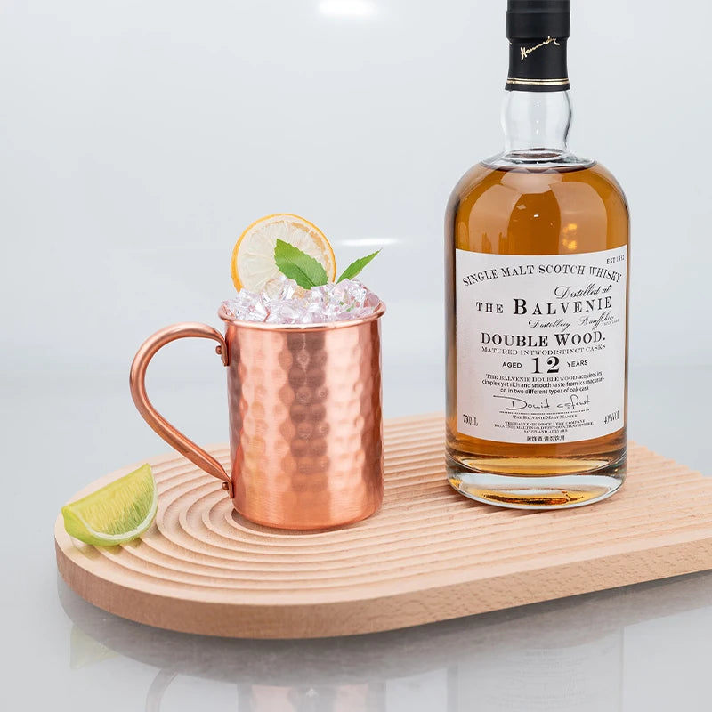 CopperMule™ Pure Copper Moscow Mule Mugs Set | 100% Solid Copper Ayurvedic Drinkware - 1/2/3/4 Pack