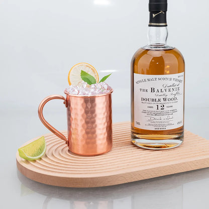 CopperMule™ Pure Copper Moscow Mule Mugs Set | 100% Solid Copper Ayurvedic Drinkware - 1/2/3/4 Pack