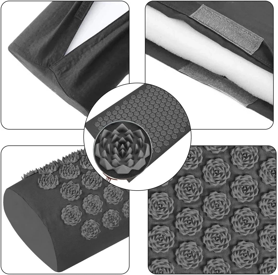 Acupressure Yoga Mat - Kuznetsov's Therapeutic Applicator Set