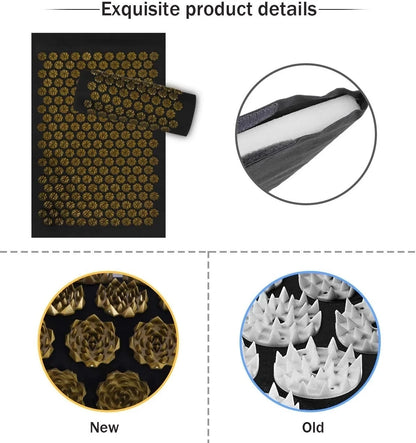 Acupressure Yoga Mat - Kuznetsov's Therapeutic Applicator Set