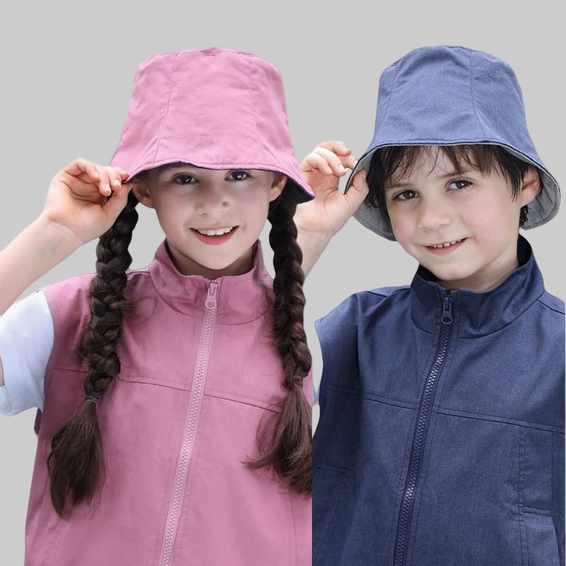 ShieldStyle™ Kids - Reversible EMF Protection Cap | Trendy Double-Layer Sun Hat