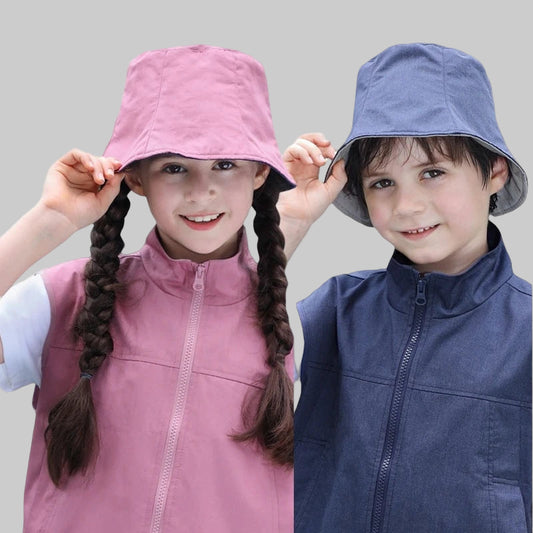 ShieldStyle™ Kids - Reversible EMF Protection Cap | Trendy Double-Layer Sun Hat