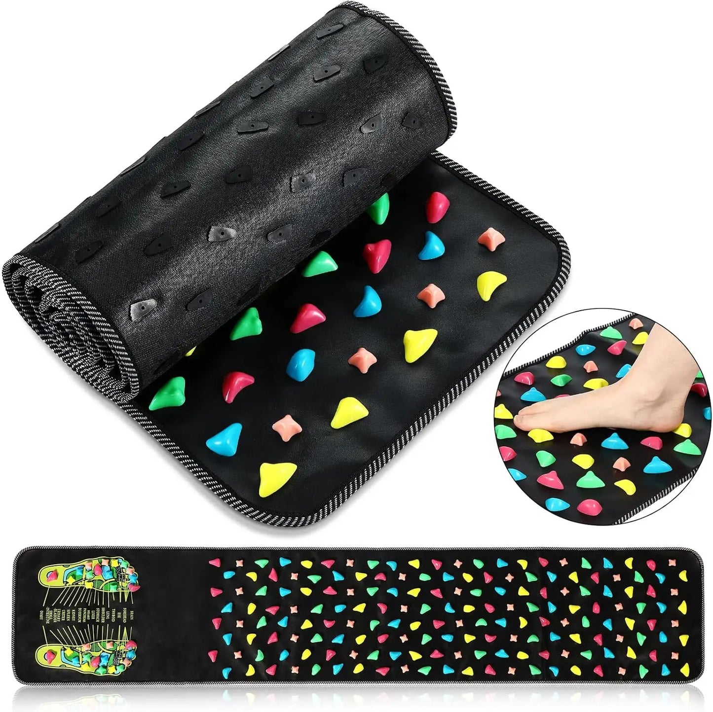Premium Reflexology Mat - Therapeutic Foot Massager