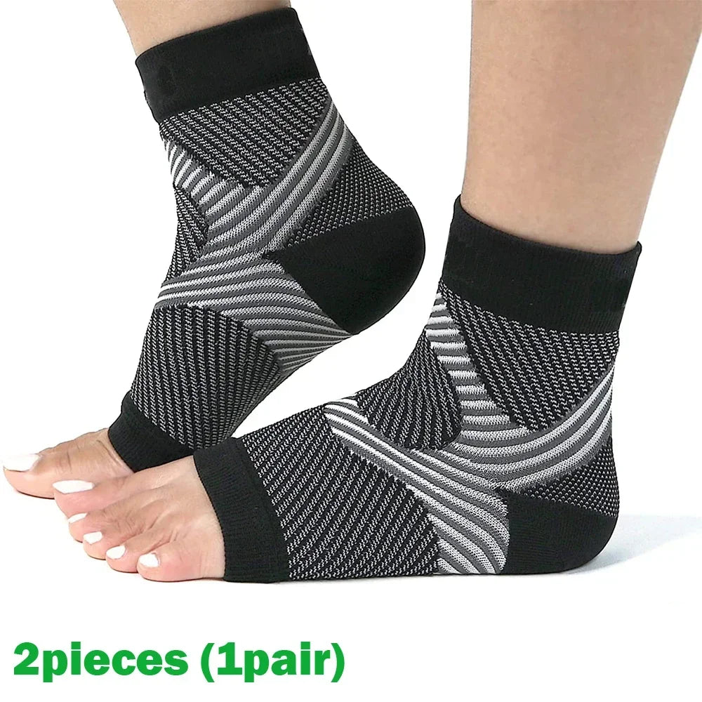 1Pair  Plantar Fasciitis Splint Night Compression Sock Heel Supports for Heel Pain Plantar Fasciitis Support Foot Braces
