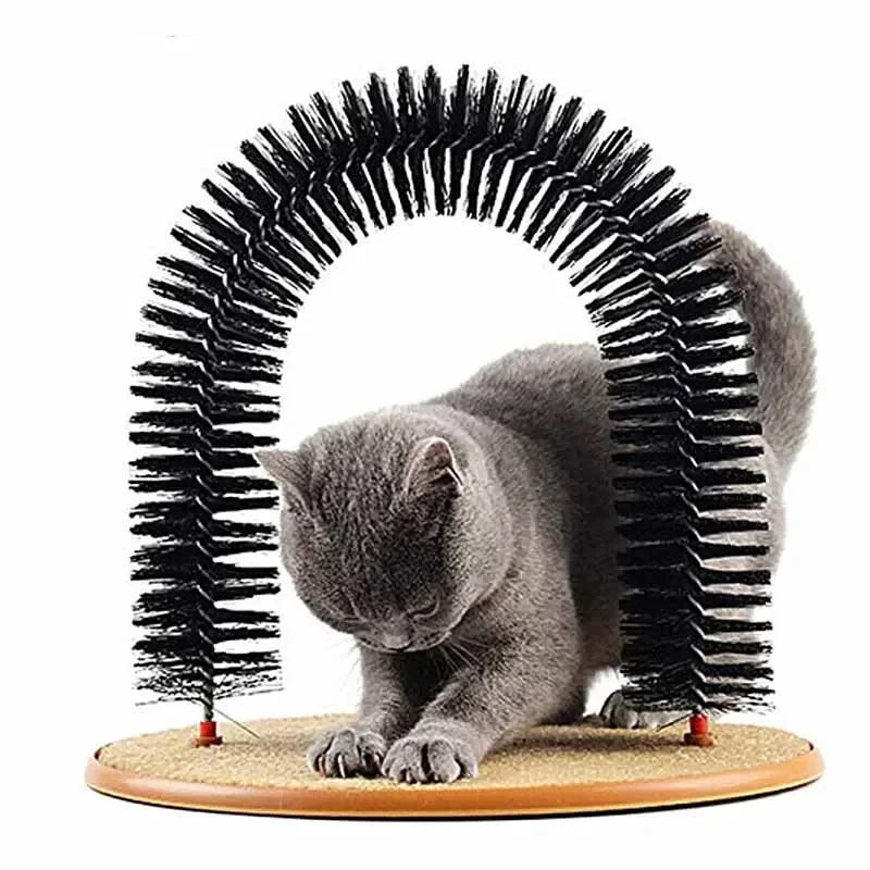 PurrSpa Arch – Massage & Grooming Station