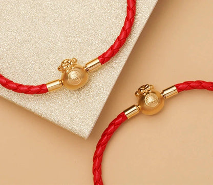 福 Fú Prosperity Bracelet - Authentic Chinese Lucky Charm Talisman for Abundance & Flow
