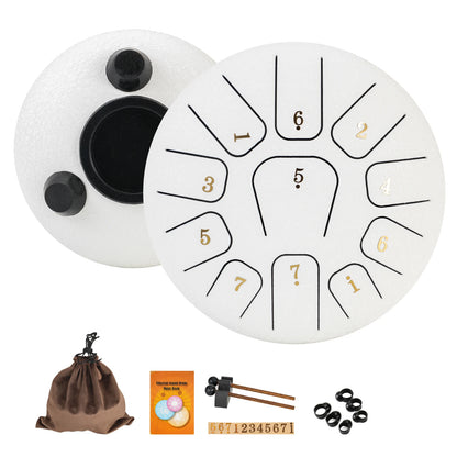 AnxiEase™ Steel Tongue Drum - Natural Stress Relief & Relaxation Sound Therapy Instrument