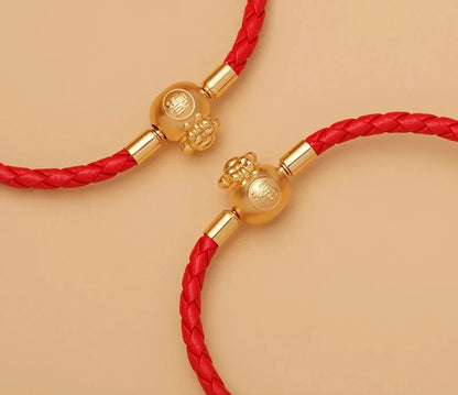 福 Fú Prosperity Bracelet - Authentic Chinese Lucky Charm Talisman for Abundance & Flow