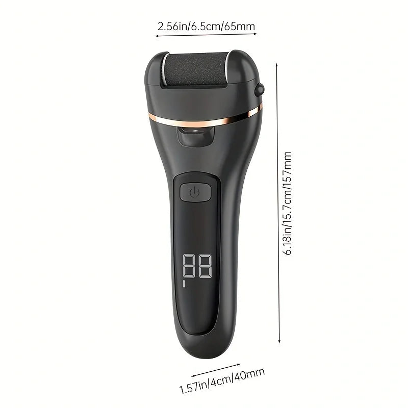 Electric Foot Grinder - Rechargeable USB Callus Remover with Adjustable Speed | Professional Pedicure Tool