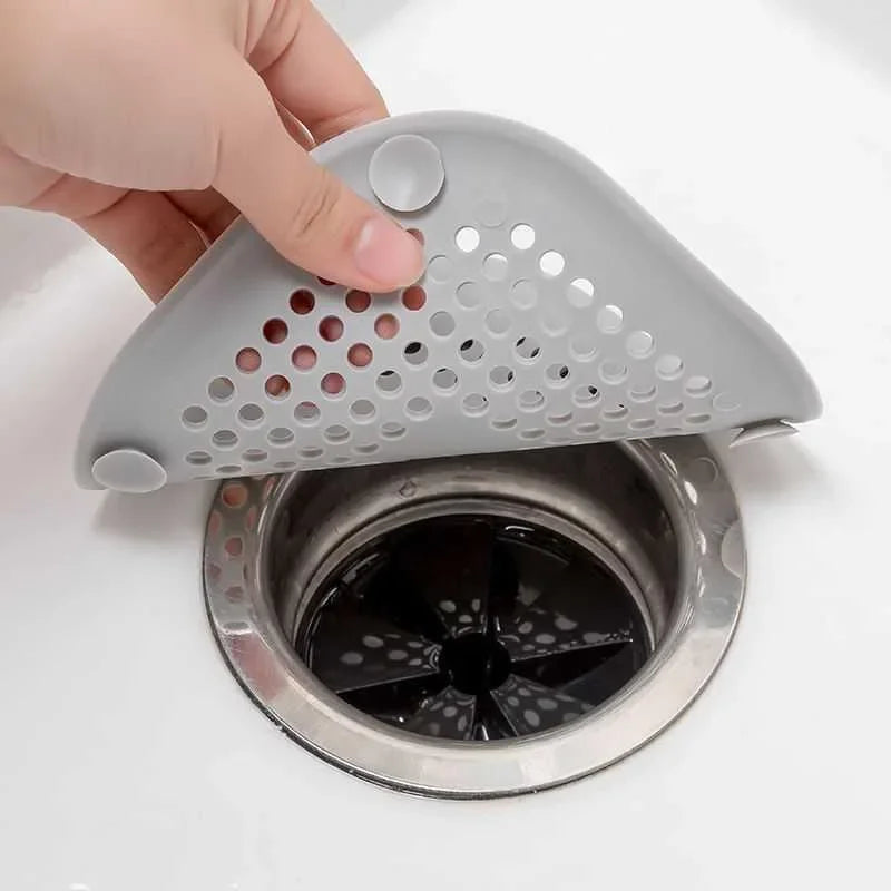 Silicone Drain Stopper - Universal Hair Catcher & Sink Strainer for Kitchen & Bathroom