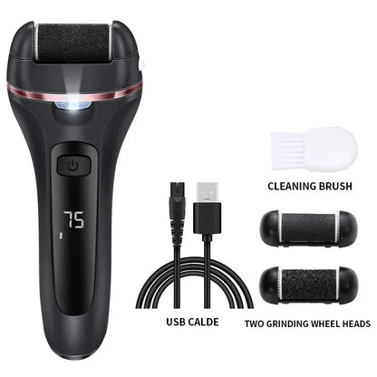 Electric Foot Grinder - Rechargeable USB Callus Remover with Adjustable Speed | Professional Pedicure Tool