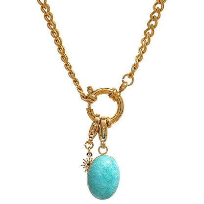 Amazonite Serenity Necklace - Natural Stone | Portal of Intuition and Inner Peace